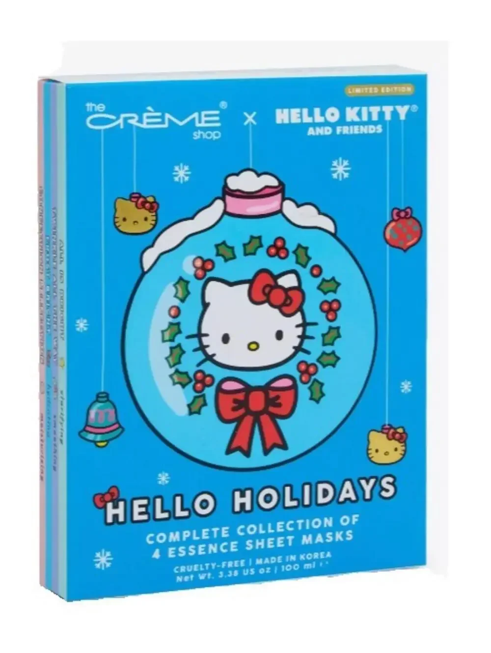 The Crème Shop Hello Kitty & Friends Holiday Essence Sheet Mask Set NEW